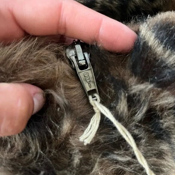 Ross & Snow All Weather Suede Printed Fur Boots NWT - Picture 3 of 8